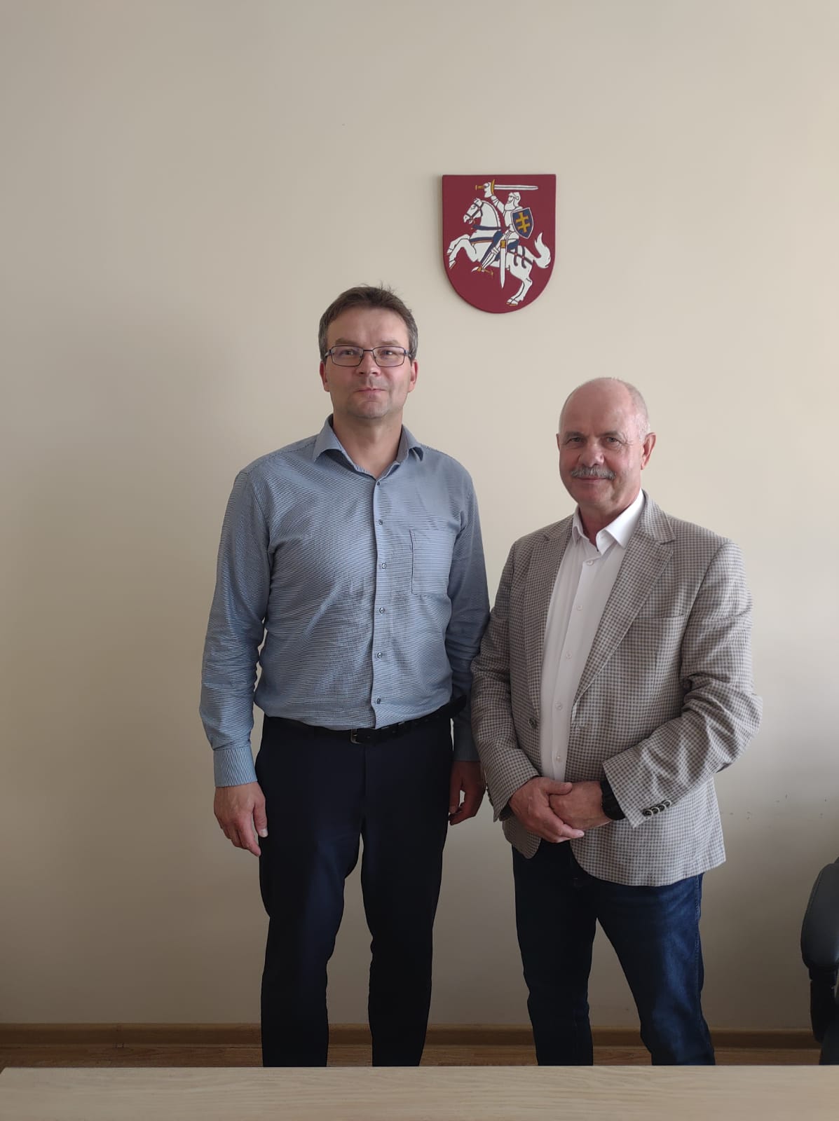 Dziekan Bernardas Vaznonis i Dziekan Stanisław Topolewski 