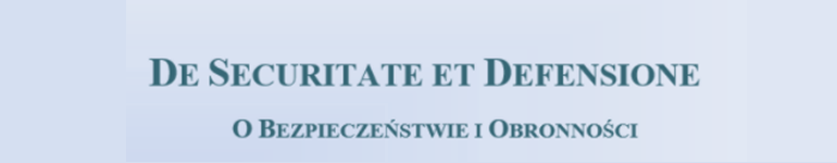 De Securitate et Defensione. O Bezpieczeństwie i Obronności
